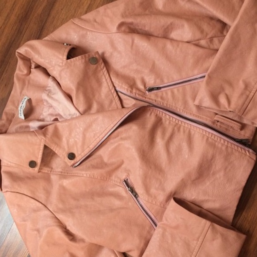Fashion Nova spring leather jacket